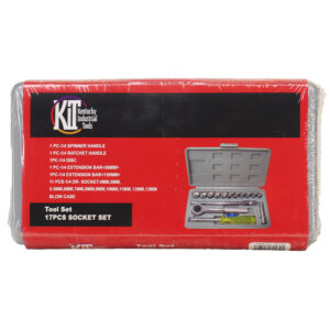 TOOL SET-17 PC SOCKET SET 1/4" DRIVE "KIT"