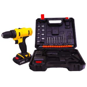 RECHARGEABLE DRILL-21 VOLT W/2 BATTERIES