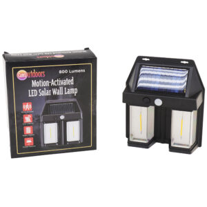 SOLAR RECHARGEABLE DOUBLE LIGHT-WALL/GARDEN