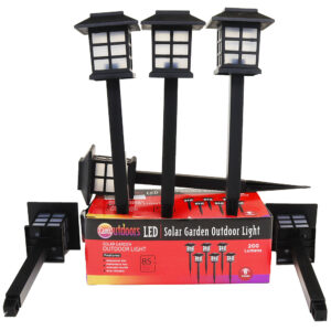 SOLAR LED LANTERNLIGHT-6 PC SET"CAM'S OUTDOORS"200 LUMENS