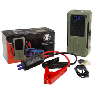 BOOSTER STARTER W/COMPRESSOR-8000 MAH