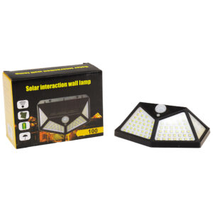 SOLAR RECHARGEABLE SECURITY LIGHT-100 LED