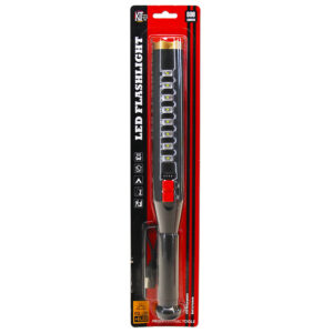 FLASHLIGHT-12" KIT RECHARGEABLE MULTIFUNCTION ON CARD
