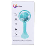 RECHARGEABLE HANDHELD FAN-ASSTD COLORS