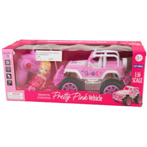 R/C CAR/DUNE BUGGY W/DOLL; RECHARGEABLE