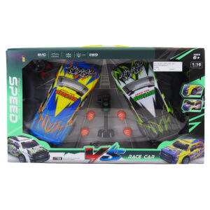 R/C RACE CARS-2 PC SET, RECHARGEABLE