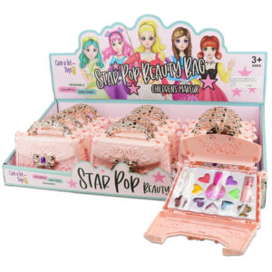 PURSE W/TOY MAKEUP IN DISPLAY, BY THE DISPLAY OF 12