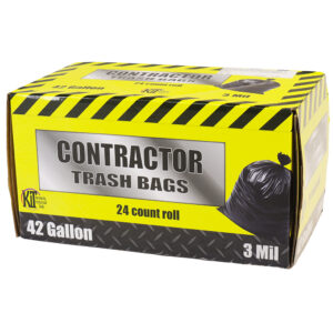 Contractor Heavy Duty Trash Bags • 3 Mil • 42 gallon • 24 ct Roll