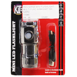 Mini Multifunction LED Flashlight • USB Rechargeable •  Magnetic