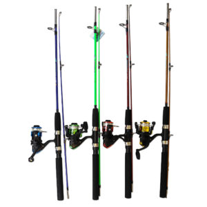 Rod and Reel Combo • Open Face Reel • 5 ft • Assorted Colors